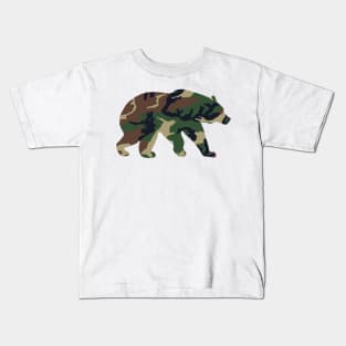 M80 Woodland Bear Kids T-Shirt